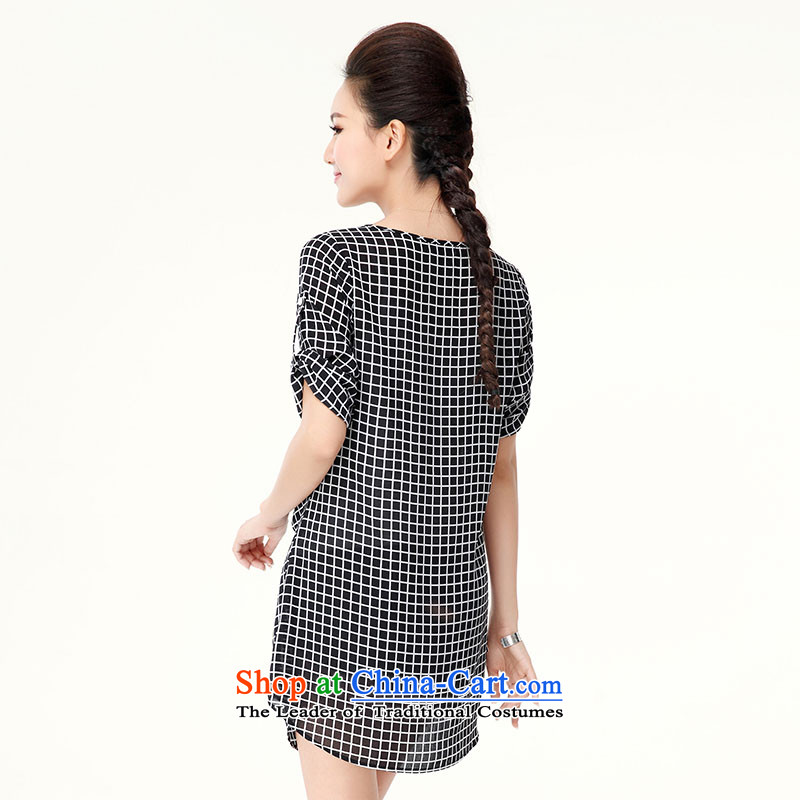 The former Yugoslavia Migdal Code women fall inside the new 2015 mm thick black and white, relaxd and stylish classic skirt 41557 checkered XXXXL, Yugoslavia Mak , , , shopping on the Internet