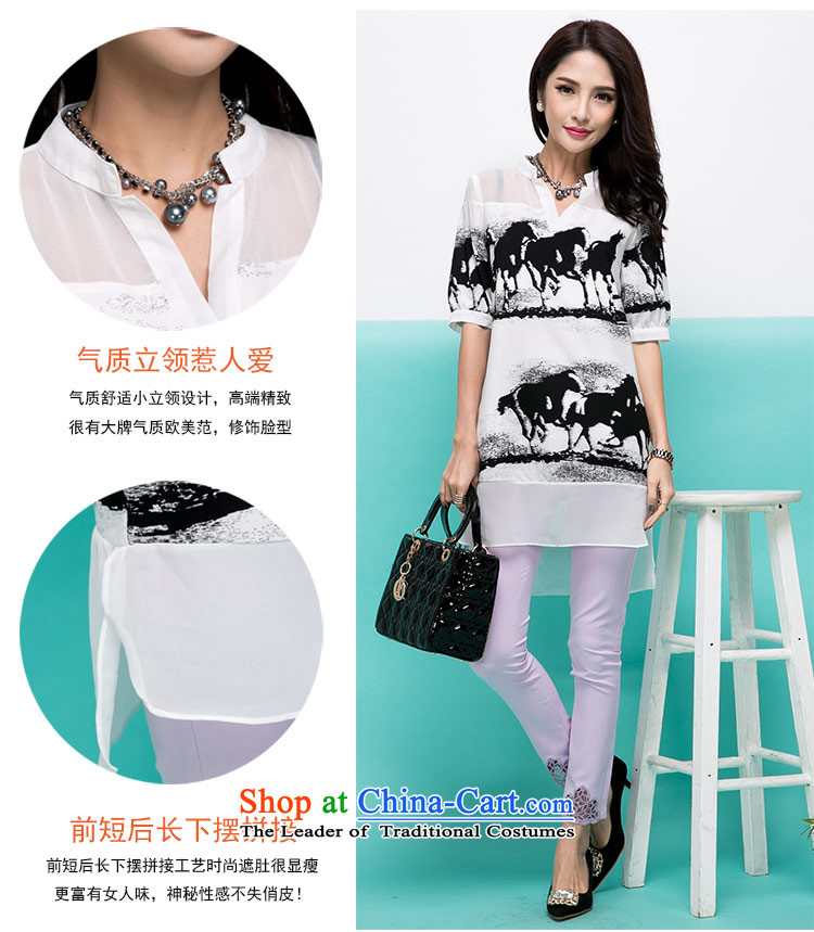 Amista Asagaya Gigi Lai Fat mm larger female western style summer stamp. Long loose video thin in his shirt-sleeves female 