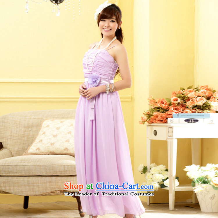 In the summer of 2015, new stylish sister skirt bridesmaid flowers long version of the evening dresses thick mm chiffon l plus annual Women's code hypertrophy Lien Yi skirt purple to large pictures are code 90-120 catty, prices, brand platters! The elections are supplied in the national character of distribution, so action, buy now enjoy more preferential! As soon as possible.