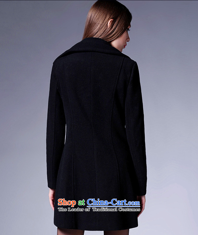 Zk Western women 2015 Fall/Winter Collections New Pure color coats and stylish Sau San Mao?? black jacket temperament gross XL Photo, prices, brand platters! The elections are supplied in the national character of distribution, so action, buy now enjoy more preferential! As soon as possible.