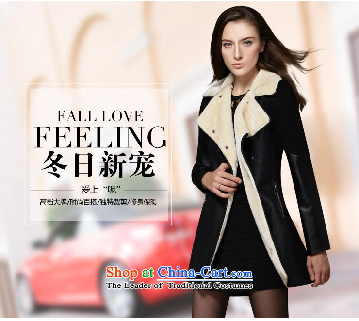 Zk Western women 2015 Fall/Winter Collections new gross? coats that long hair? jacket a wool coat Black XL Photo, prices, brand platters! The elections are supplied in the national character of distribution, so action, buy now enjoy more preferential! As soon as possible.