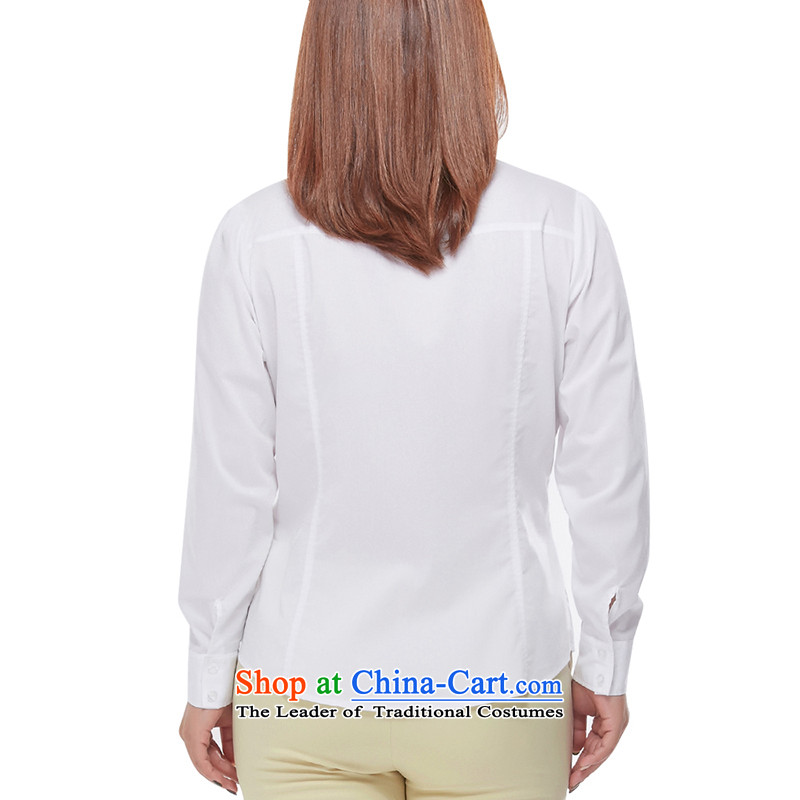 Msshe xl women 2015 autumn the new SISTER OL long-sleeved video thick thin flip t-shirts/blouses 7347 white long-sleeved 3XL, Susan Carroll, the poetry Yee (MSSHE),,, shopping on the Internet