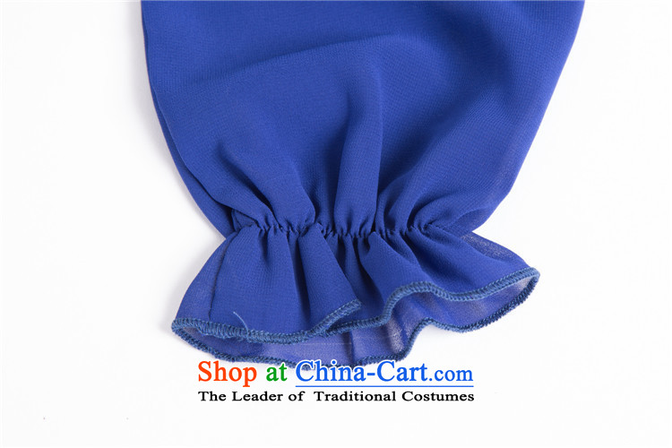 Summer 2015 XL female thick mm loose video thin stylish 7 cuff chiffon dresses two kits blue L picture, prices, brand platters! The elections are supplied in the national character of distribution, so action, buy now enjoy more preferential! As soon as possible.