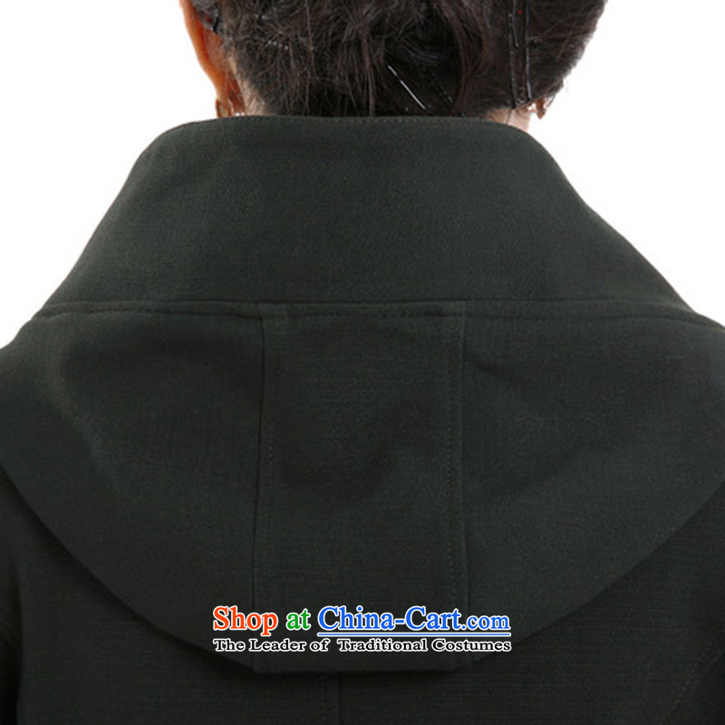 The sea route to spend the winter the new Korean version thin thick mm double-thick windshield washer in long loose coat 4151-6 large black sea route to spend.... 5XL, shopping on the Internet