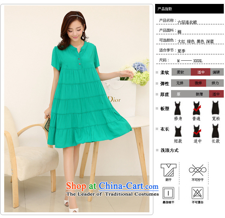 El-ju Yee Nga 4XL new summer plus fertilizer video thin Korean big sister thick Code women's dresses RJ169 large red XL Photo, prices, brand platters! The elections are supplied in the national character of distribution, so action, buy now enjoy more preferential! As soon as possible.