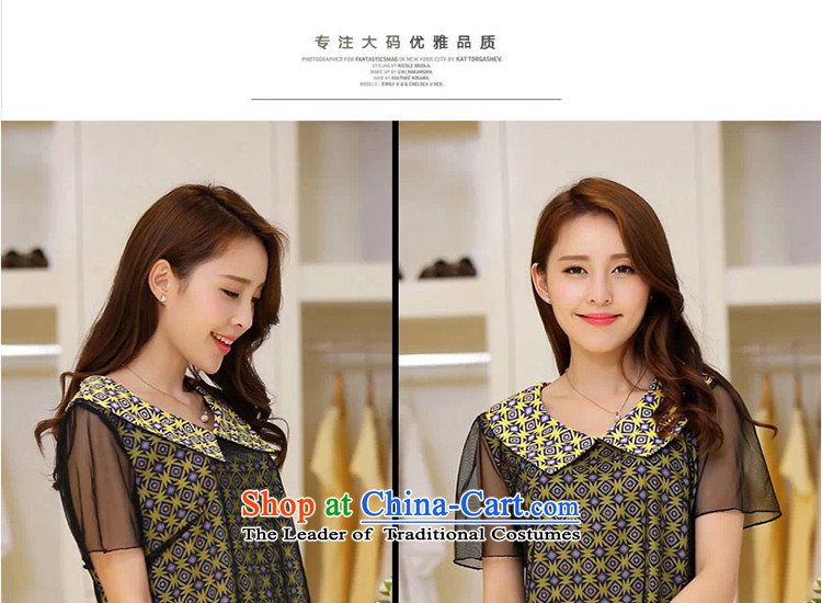The lymalon2015 lehmann summer new product version of large Korean women's stylish video decode thin loose wild gauze stamp short-sleeved shirt color picture XXXXL 1689 picture, prices, brand platters! The elections are supplied in the national character of distribution, so action, buy now enjoy more preferential! As soon as possible.