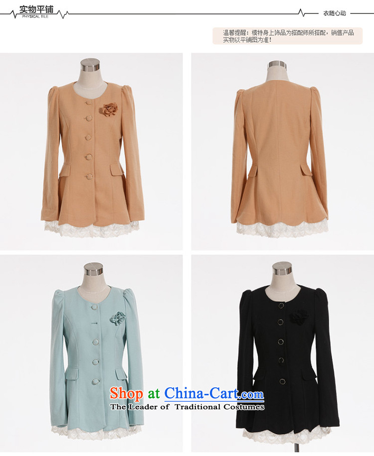 Seashell 2015 gross coats female Korean? wild pure colors in the Sau San long, lace gross and color coat? L picture, prices, brand platters! The elections are supplied in the national character of distribution, so action, buy now enjoy more preferential! As soon as possible.