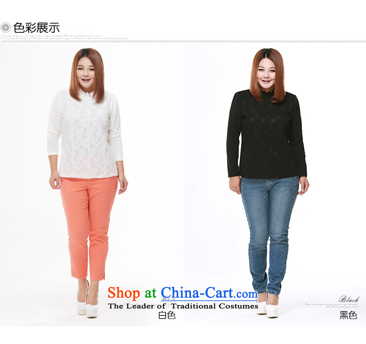 Msshe XL WOMEN FALL 2015 new product version micro thick video won thin lace stitching t-shirt 1-800-567-7542 White 4XL Photo, prices, brand platters! The elections are supplied in the national character of distribution, so action, buy now enjoy more preferential! As soon as possible.