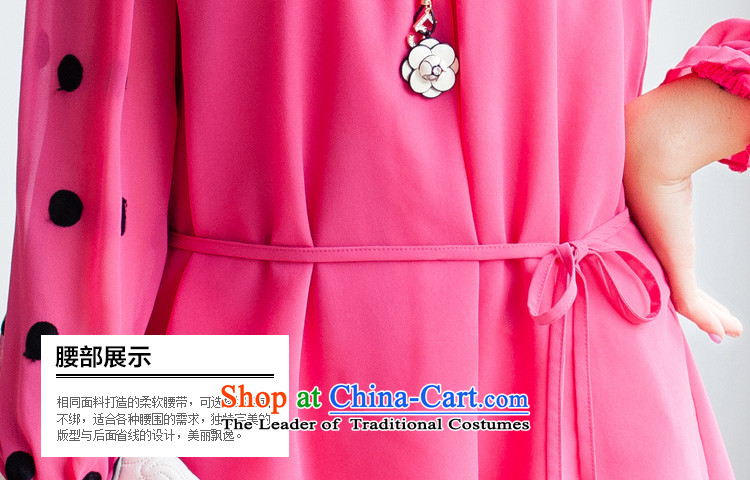 The lymalon2015 lehmann autumn new Korean stylish large thin graphics Sau San women wave point long-sleeved shirt embroidery chiffon XXXL red picture in the 7330, prices, brand platters! The elections are supplied in the national character of distribution, so action, buy now enjoy more preferential! As soon as possible.