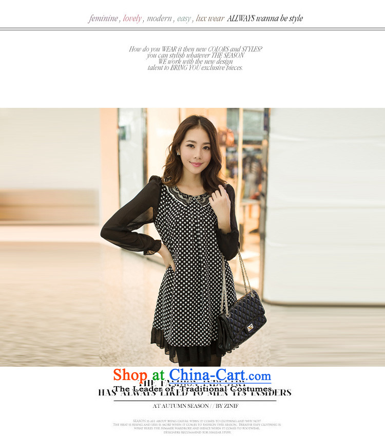 Szili Clinton larger women 2015 Autumn new products thick mm to intensify the loose video thin waves snow woven dresses, forming the point in the skirts of wave skirt long black L pictures, Yi price, brand platters! The elections are supplied in the national character of distribution, so action, buy now enjoy more preferential! As soon as possible.