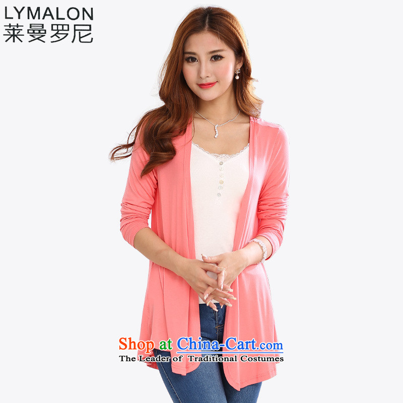 The lymalon lehmann thick, Hin thin autumn 2015 new product version of large numbers of female Korean decorated in temperament candy color knitting cardigan 1121 XXXL, gray Lehmann Ronnie (LYMALON) , , , shopping on the Internet