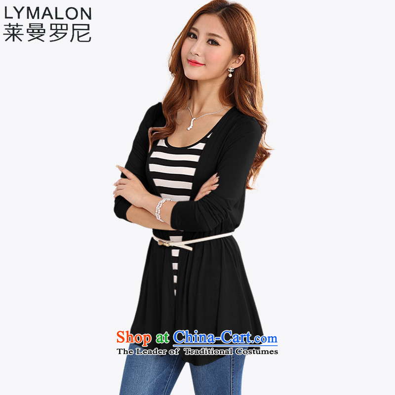 The lymalon lehmann thick, Hin thin autumn 2015 new product version of large numbers of female Korean decorated in temperament candy color knitting cardigan 1121 XXXL, gray Lehmann Ronnie (LYMALON) , , , shopping on the Internet