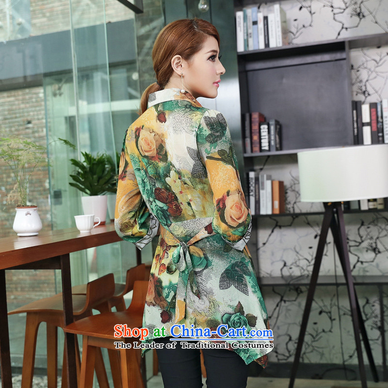The Director of the women's code for summer to increase expertise in Korean mm long) does not rule under the thick snow woven shirts women sister S1659 XXXL, of green (smeilovly staff shopping on the Internet has been pressed.)
