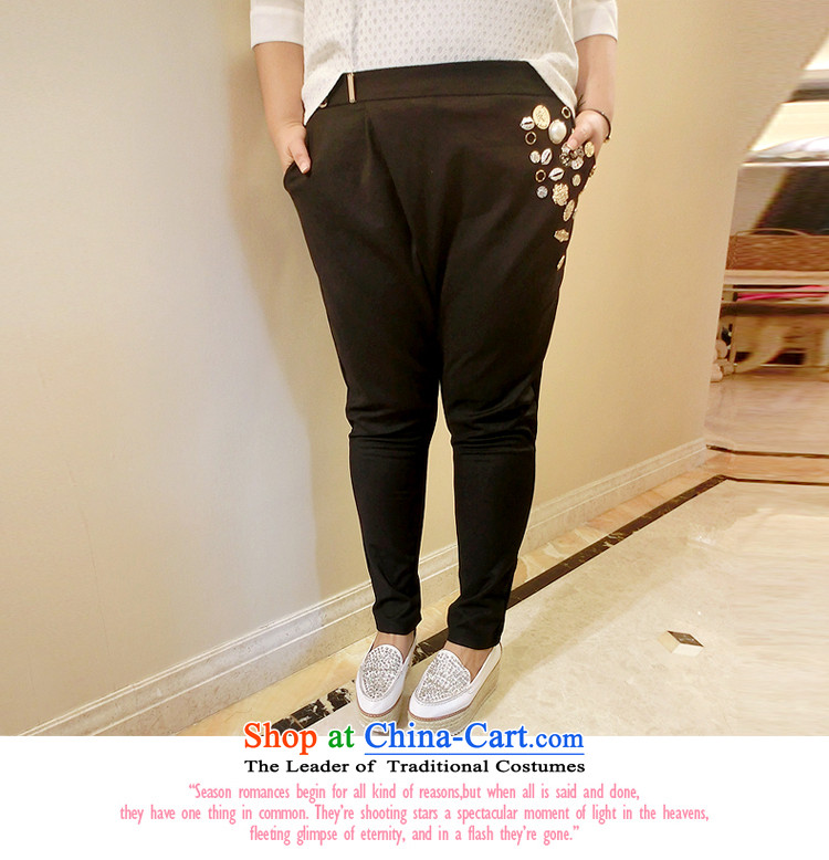 Addiction is larger female 200 catties thick mm heavy graphics thin women's code nail Pearl Harun Castor trousers Black XL pictures, 7,215 troops price, brand platters! The elections are supplied in the national character of distribution, so action, buy now enjoy more preferential! As soon as possible.