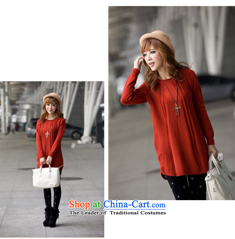 Arthur magic yi 2015 autumn, the major new code Women Korean wild in the long graphics thin large Knitted Shirt female sweater autumn brick-red are code picture, prices, brand platters! The elections are supplied in the national character of distribution, so action, buy now enjoy more preferential! As soon as possible.