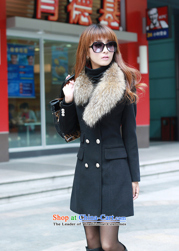 Dan Jie Shi 2014 Autumn load new Korean female windbreaker Sau San a wool coat in long-Nagymaros gross for campaign?? coats 817 female jacket gray XL Photo, prices, brand platters! The elections are supplied in the national character of distribution, so action, buy now enjoy more preferential! As soon as possible.