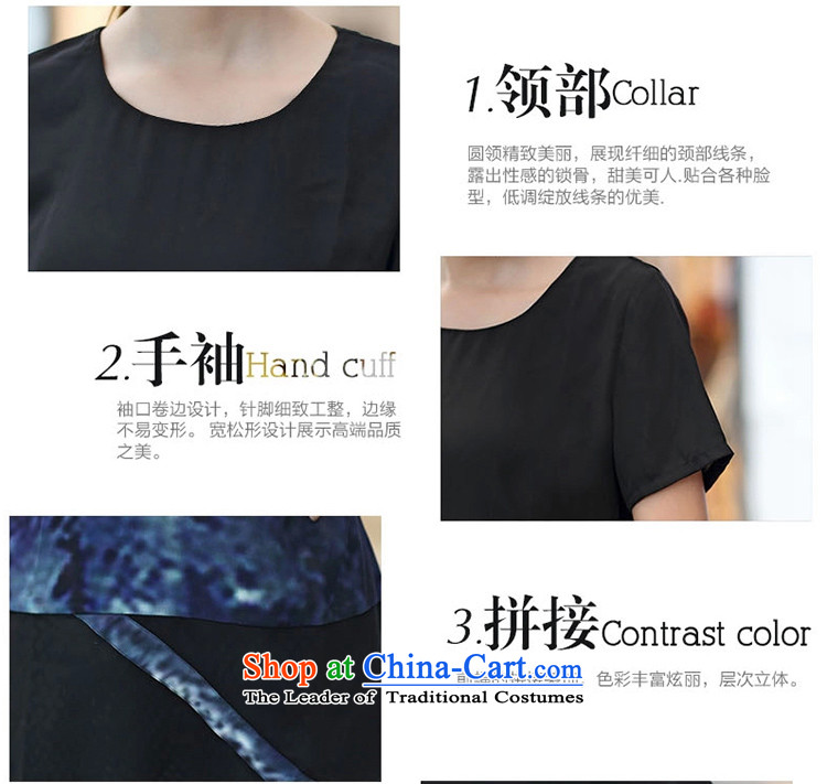 The lymalon lehmann thick, Hin thin Summer 2015 New Product Version Korean won large stylish women short-sleeved T-shirt chiffon shirt 1691 Black XXL picture, prices, brand platters! The elections are supplied in the national character of distribution, so action, buy now enjoy more preferential! As soon as possible.