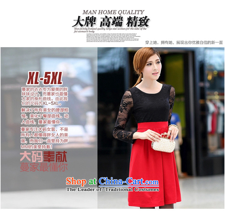The lymalon lehmann thick, Hin thin 2015 autumn the new Korean version of large numbers of women who are decorated stylish temperament lace long-sleeved dresses 2673rd picture color pictures, prices, XL brand platters! The elections are supplied in the national character of distribution, so action, buy now enjoy more preferential! As soon as possible.