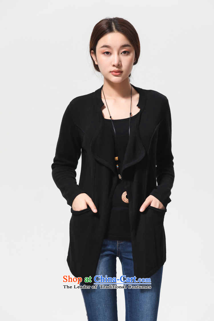 El-ju Yee Nga  autumn 2015 new large stylish Korean female loose cardigan sweater YJ90181 jacket are large code Blue Photo, prices, brand platters! The elections are supplied in the national character of distribution, so action, buy now enjoy more preferential! As soon as possible.