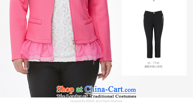 Msshe xl female jackets thick MM2015 autumn replacing new products long-sleeved stitching chiffon cardigan video thin red 3XL public officials was 16.76 trillion picture, prices, brand platters! The elections are supplied in the national character of distribution, so action, buy now enjoy more preferential! As soon as possible.