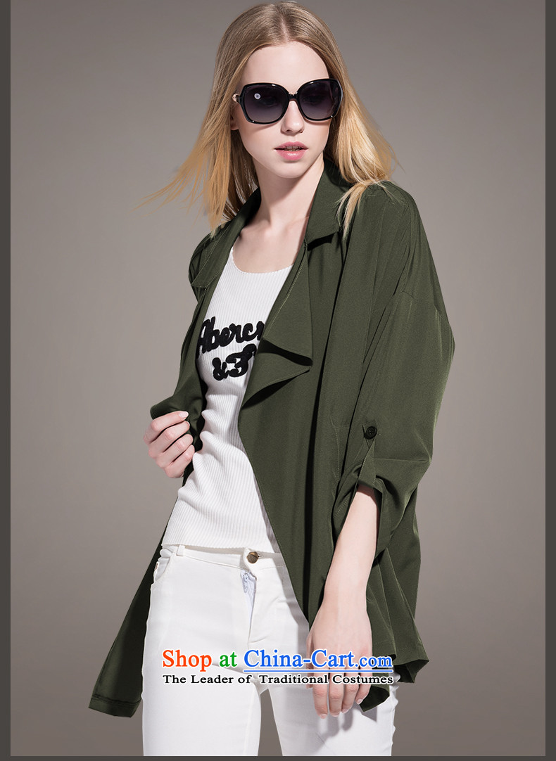 In short light larger women fall inside windbreaker girl in long jacket, Thick, Thin, loose video roll collar cardigan shawl 1,258 female army green XXXL picture, prices, brand platters! The elections are supplied in the national character of distribution, so action, buy now enjoy more preferential! As soon as possible.