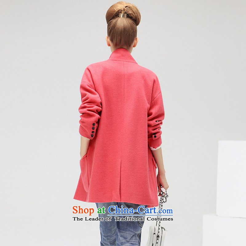 The new winter 2015 COCOBELLA western style ribs in transition relaxd minimalist female jacket CT181 Sau San raspberries red M,COCOBELLA,,, shopping on the Internet