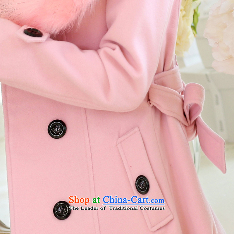 Arctic o fall 2014 stylish Korean large Sau San Mao a wool coat female nagymaros collar workers in long jacket pink XXL, autumn arctic o (BEI JI AO) , , , shopping on the Internet