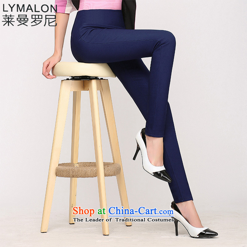 The lymalon lehmann thick, Hin thin 2015 autumn the new Korean version of large numbers of women who are wild plus forming the castor trousers, lint-free black XXL, PRESENCE Lehmann Ronnie (LYMALON) , , , shopping on the Internet