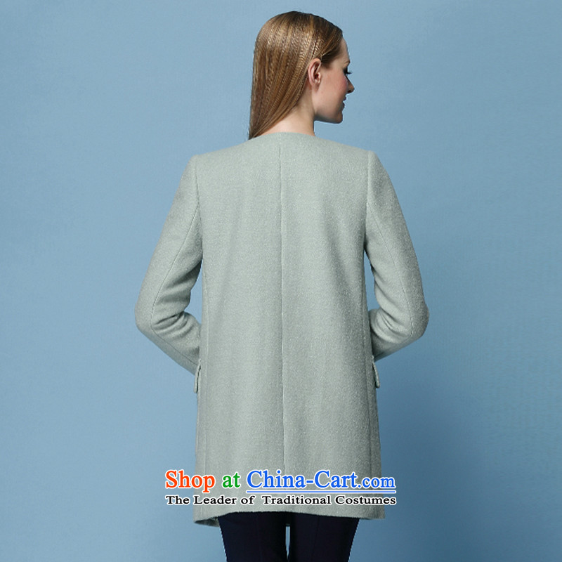 Ditto dutout autumn and winter new Wild stylish upmarket long jacket TKCR530 gross? toner green s,ditto,,, shopping on the Internet
