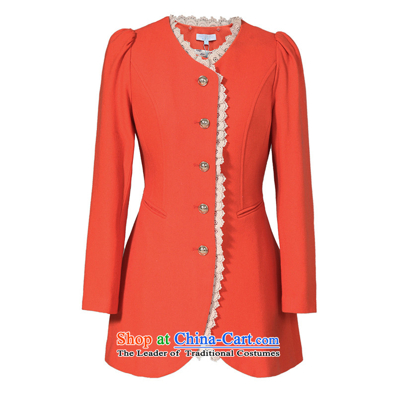 Chaplain who new lace Decorative solid color jacket 133F3071001 gross Sau San? Orange Red 165/L, chaplain who has been pressed shopping on the Internet