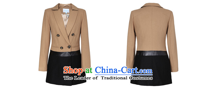 Chaplain who new women's minimalist Sau San video thin knocked color woolen coat windbreaker 133S3120020 brown beige 165/L picture, prices, brand platters! The elections are supplied in the national character of distribution, so action, buy now enjoy more preferential! As soon as possible.