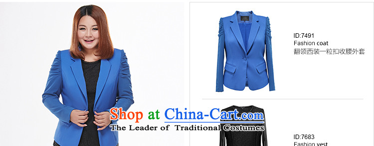 Large msshe women 2015 Autumn New) thick mm Sau San lace wild stretch long-sleeved shirt 7683 Blue 3XL forming the picture, prices, brand platters! The elections are supplied in the national character of distribution, so action, buy now enjoy more preferential! As soon as possible.