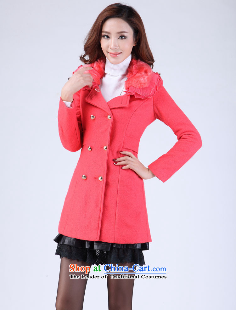 Install the latest autumn and winter SE2015) Ms. Korean rabbit wool for Sau San a jacket bow tie lovely double-pink coat gross? S picture, prices, brand platters! The elections are supplied in the national character of distribution, so action, buy now enjoy more preferential! As soon as possible.