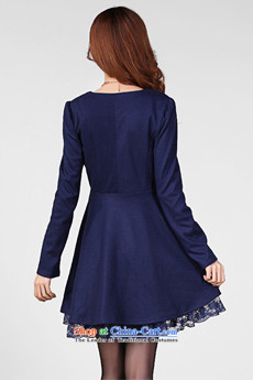 Coveted New Fall/Winter Collections Korean commuter Foutune of thick npc code female graphics thin gross? long-sleeved dresses5308 dark blue 3XL recommendations about 165 pictures, weight price, brand platters! The elections are supplied in the national character of distribution, so action, buy now enjoy more preferential! As soon as possible.