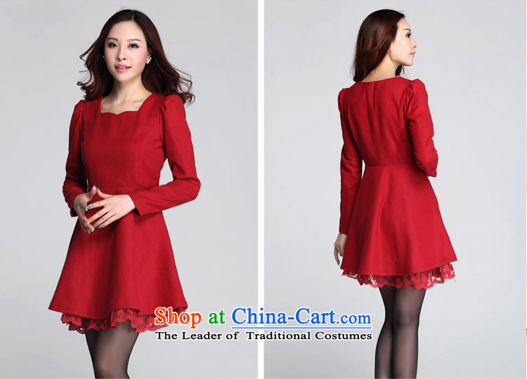 Coveted New Fall/Winter Collections Korean commuter Foutune of thick npc code female graphics thin gross? long-sleeved dresses5308 dark blue 3XL recommendations about 165 pictures, weight price, brand platters! The elections are supplied in the national character of distribution, so action, buy now enjoy more preferential! As soon as possible.
