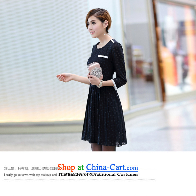 So clearly to xl female thick mm autumn 2015, replacing the new Korean version thin Foutune of stylish wave snow woven dresses S2669  3XL black picture, prices, brand platters! The elections are supplied in the national character of distribution, so action, buy now enjoy more preferential! As soon as possible.