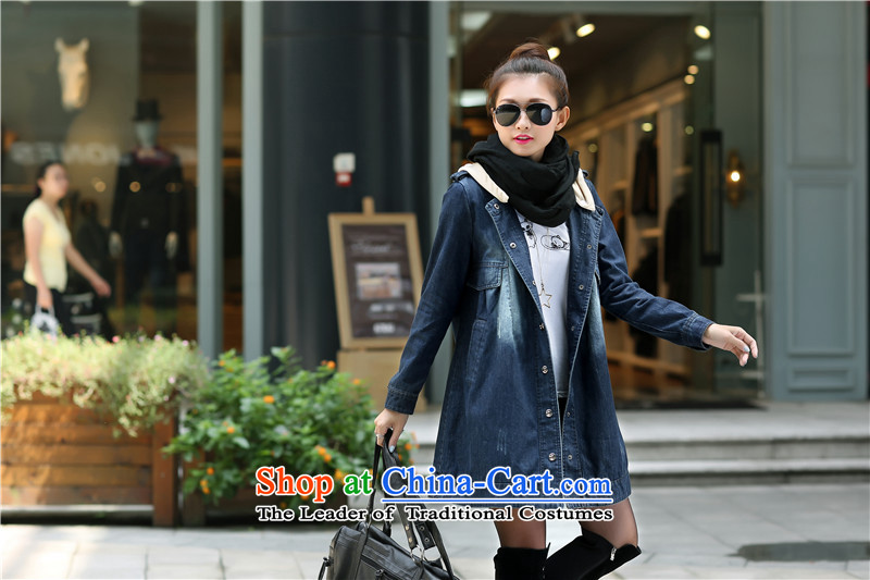 The Republika Srpska Euro 2015 autumn and winter, Elizabeth Korean fashion in the code need to be a great cat long round-neck collar long-sleeved jacket cowboy female removable cap 8205 plus XXXL/160 lint-free pictures around 922.747, prices, brand platters! The elections are supplied in the national character of distribution, so action, buy now enjoy more preferential! As soon as possible.