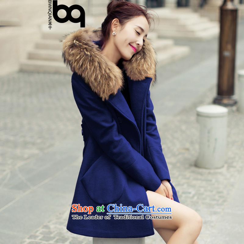 The thousands of 2015 Fall/Winter Collections new coats of ladies hair? Korean girl in loose coat long thin wool a wool coat forever good gross for the RED M, the chin (BENQIAN) , , , shopping on the Internet