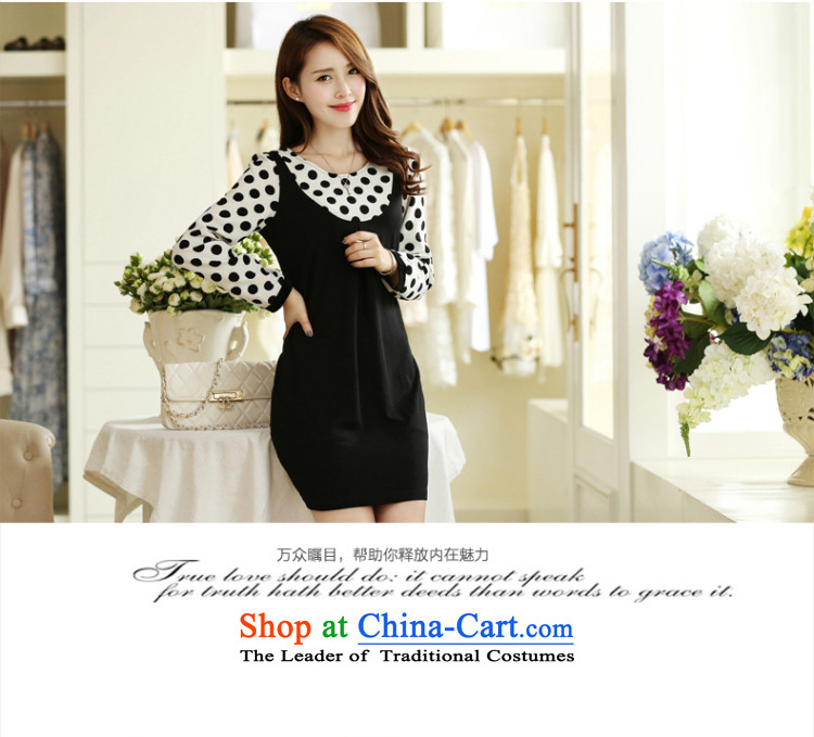 The Director of large coal 200 women to increase load fall thick mm2015 Korean Wave point video thin stylish dresses S2684 long-sleeved black 3XL picture, prices, brand platters! The elections are supplied in the national character of distribution, so action, buy now enjoy more preferential! As soon as possible.