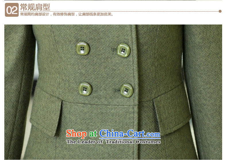 The new (DIROU)2015 Sophie Winter Jackets Korean female double row is long wool a wool coat DD242 Army green L picture, prices, brand platters! The elections are supplied in the national character of distribution, so action, buy now enjoy more preferential! As soon as possible.