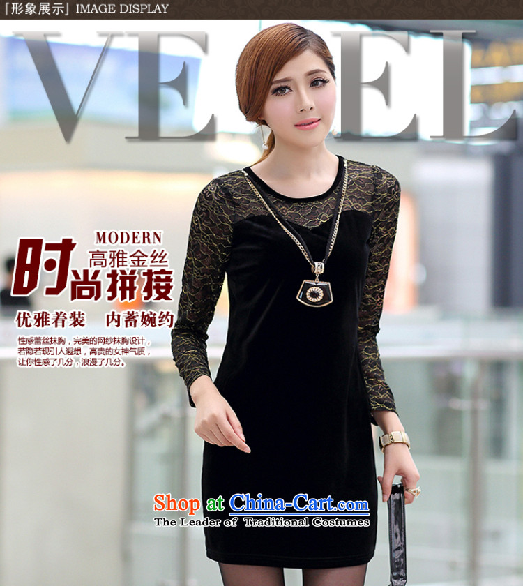 So clearly to xl female thick mm autumn 2014 new long-sleeved replacing video thin stylish Foutune of filigree lace dresses S2665 Black XL Photo, prices, brand platters! The elections are supplied in the national character of distribution, so action, buy now enjoy more preferential! As soon as possible.
