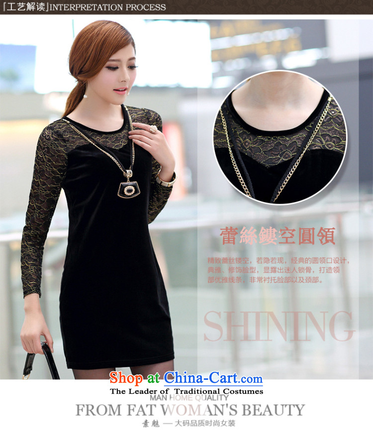 So clearly to xl female thick mm autumn 2014 new long-sleeved replacing video thin stylish Foutune of filigree lace dresses S2665 Black XL Photo, prices, brand platters! The elections are supplied in the national character of distribution, so action, buy now enjoy more preferential! As soon as possible.