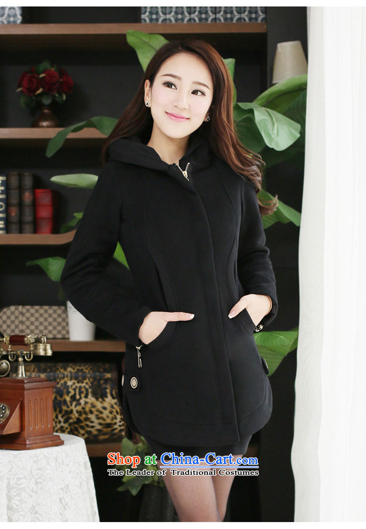 Szili Clinton larger female thick MM autumn and winter new ad to increase 2015 loose video thin thick sister 200 catties thick sweater jacket Korean Brown XXXXL picture, prices, brand platters! The elections are supplied in the national character of distribution, so action, buy now enjoy more preferential! As soon as possible.