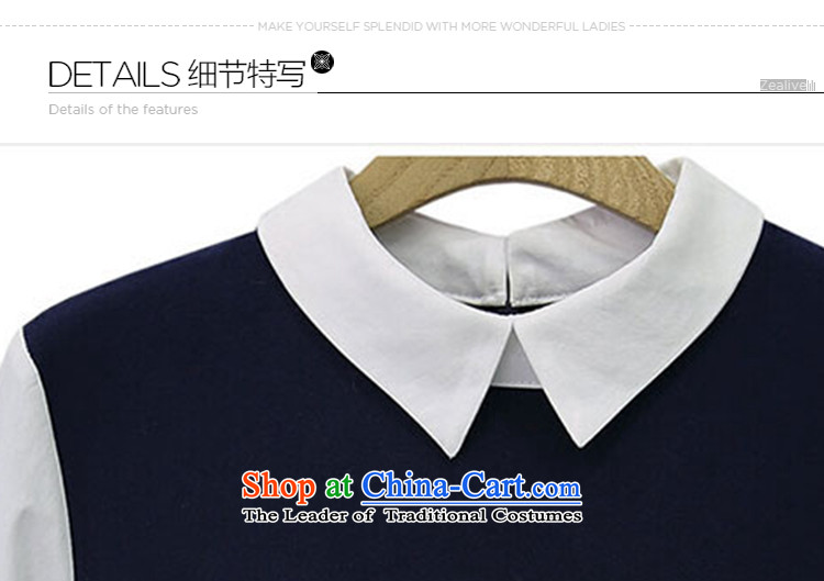 The first declared large European and American economy long-sleeved shirt with spring and summer collar pressure shaft under discount chiffon  3XL) 145-165 1504 skirt around 922.747 picture, prices, brand platters! The elections are supplied in the national character of distribution, so action, buy now enjoy more preferential! As soon as possible.