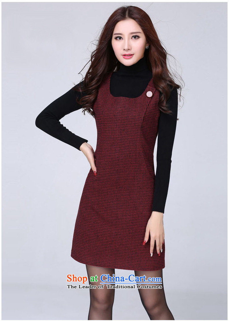 In accordance with the CEN 2015 winter bathing in the new Korean female thick MM to xl commuter temperament dresses 698# wine red XL recommendations 115-130 catty picture, prices, brand platters! The elections are supplied in the national character of distribution, so action, buy now enjoy more preferential! As soon as possible.