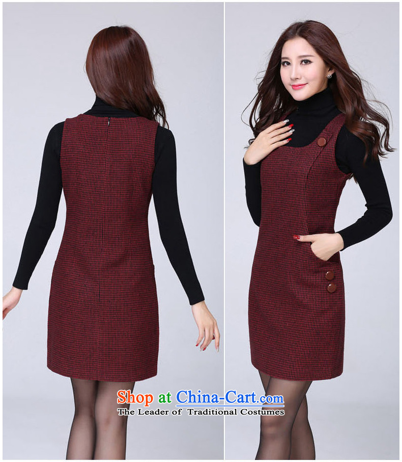 In accordance with the CEN 2015 winter bathing in the new Korean female thick MM to xl commuter temperament dresses 698# wine red XL recommendations 115-130 catty picture, prices, brand platters! The elections are supplied in the national character of distribution, so action, buy now enjoy more preferential! As soon as possible.