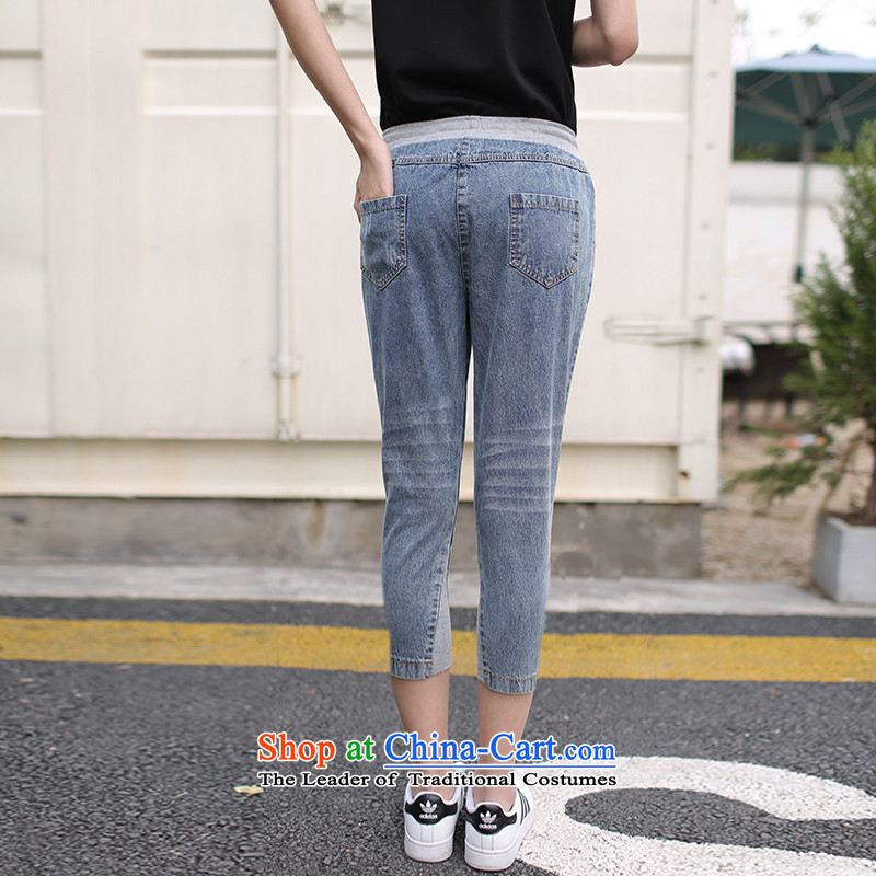 To increase the number of women in the autumn of 2015, with mm thick Korean version of the new video thin washable jeans pants 7 female cowboy XXXXL, Moses Nika shopping on the Internet has been pressed.