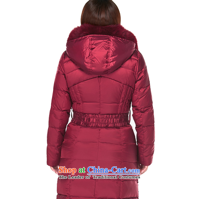 Msshe xl women for winter thick sister to XL 2105 winter clothes for long, fox gross downcoat bourdeaux  3XL, 51-68 13 the Susan Carroll, poetry Yee (MSSHE),,, shopping on the Internet