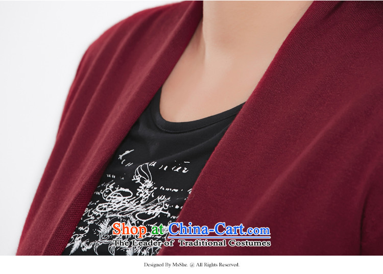 Msshe xl women 2015 autumn the new SISTER Korean thick cardigan in long jacket, dark red woolen pullover female 7,427 applicants during that month , prices, Photo 4XL brand platters! The elections are supplied in the national character of distribution, so action, buy now enjoy more preferential! As soon as possible.