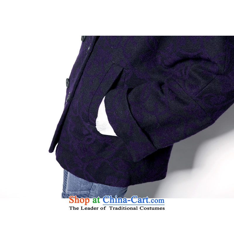 9M Tu Spring 2014 new products commuter minimalist double-blue jacket, sweater JH522 wool m,miccbeirn,,, Purple Shopping on the Internet